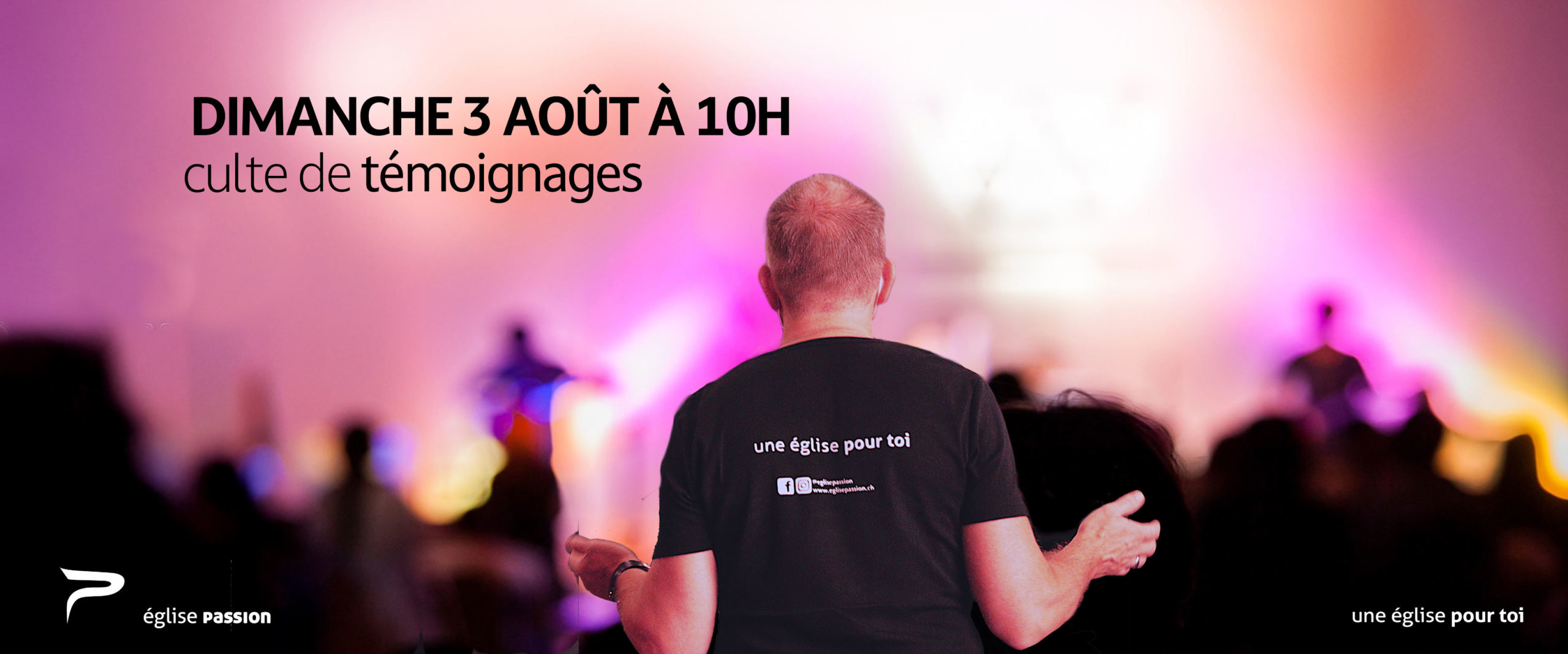 Culte de témoignages dimanche 3 août 2025 à 10h